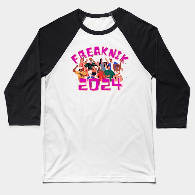 Freaknik Baseball T-Shirt by TreSiameseTee